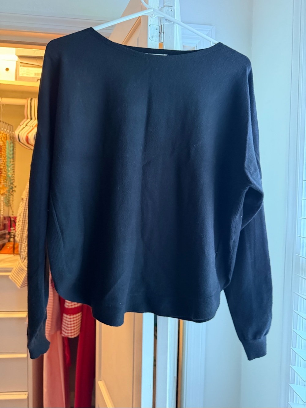 eesome Black Crewneck Sweater